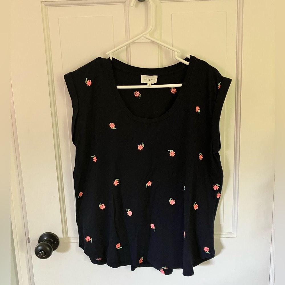 Lou and Grey Embroidered Top